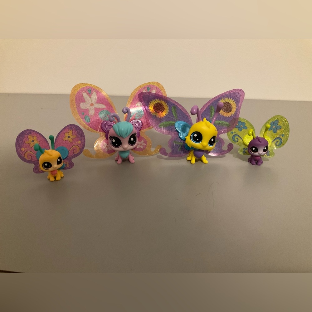 Lps Fantasy Flutters Butterflies Lot of 3 Pet Shops